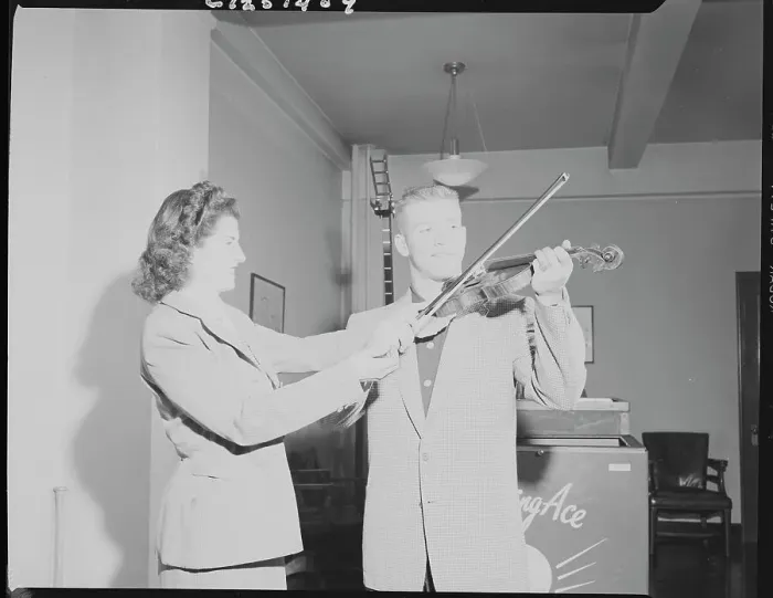 Framed Print : Baseball player Mickey Mantle Learning the Violin Framed Print : Baseball player Mickey Mantle Learning the Violin