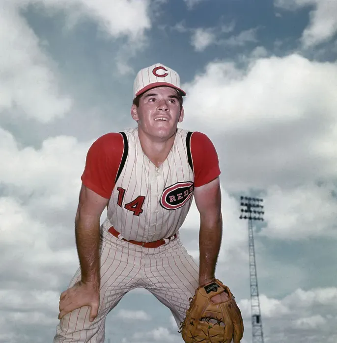 Framed Print : Baseball Player Pete Rose in Spring Training Framed Print : Baseball Player Pete Rose in Spring Training