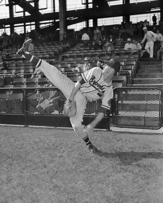 Framed Print : Baseball Player Pitching in Action Framed Print : Baseball Player Pitching in Action