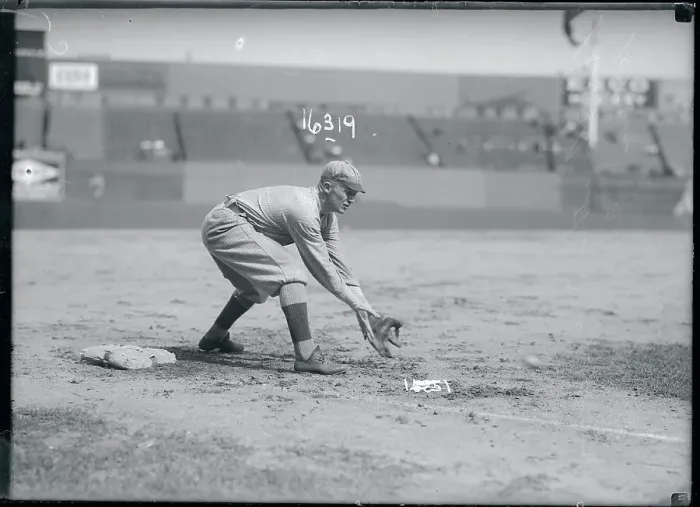 Framed Print : Baseball Player Red Smith in Action Framed Print : Baseball Player Red Smith in Action