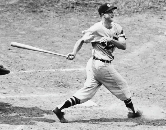 Framed Print : Baseball Player Stan Musial at Bat