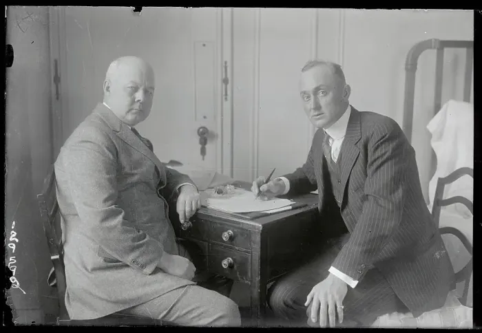 Framed Print : Baseball Player Ty Cobb Signing Contract with Detroit Tigers Framed Print : Baseball Player Ty Cobb Signing Contract with Detroit Tigers