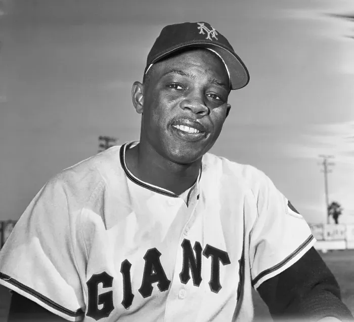 Framed Print : Baseball Player Willie Mays in Uniform
