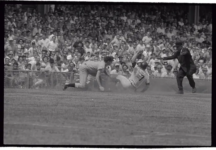 Framed Print : Baseball Players in Action Framed Print : Baseball Players in Action