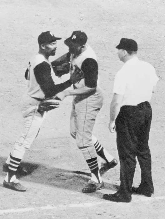 Framed Print : Baseball Players Arguing During a Game Framed Print : Baseball Players Arguing During a Game