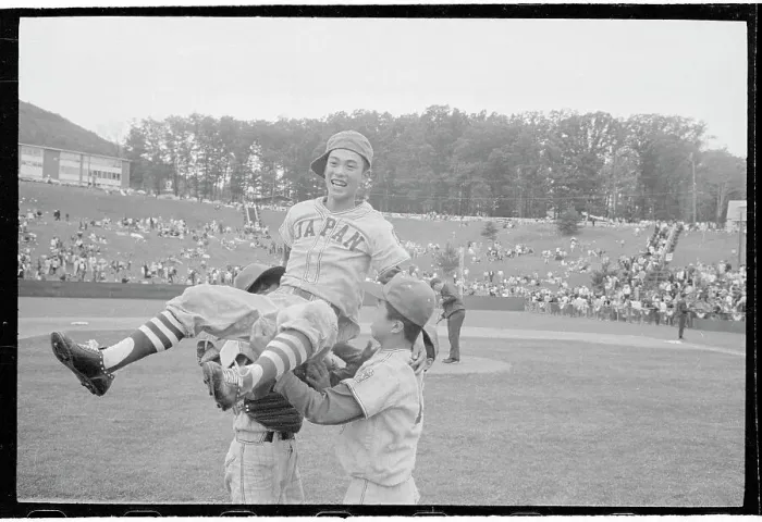 Framed Print : Baseball Players Carrying a Teammate on Their Shoulders Framed Print : Baseball Players Carrying a Teammate on Their Shoulders