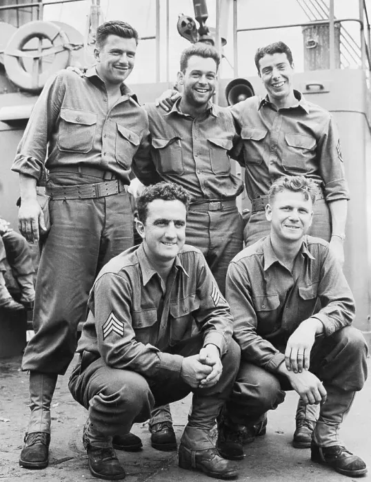 Framed Print : Baseball Players Joining Military Ranks