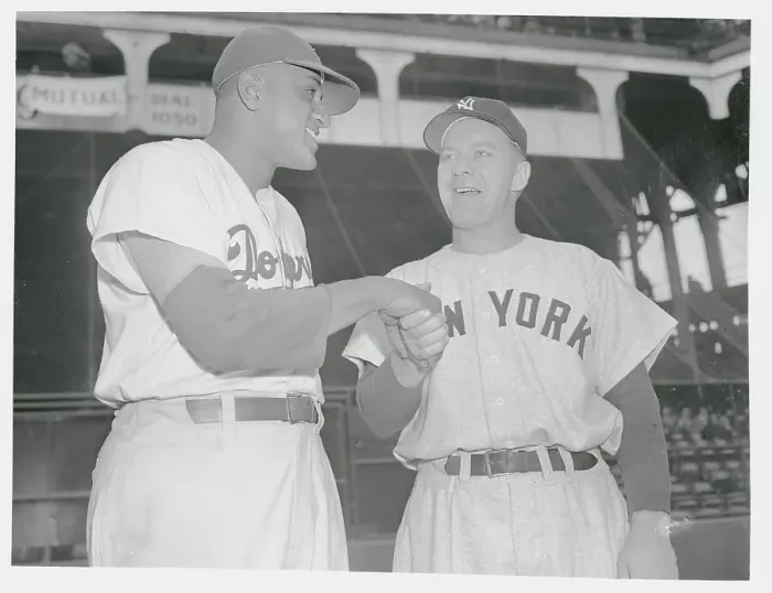 Framed Print : Baseball Players Shaking Hands Framed Print : Baseball Players Shaking Hands