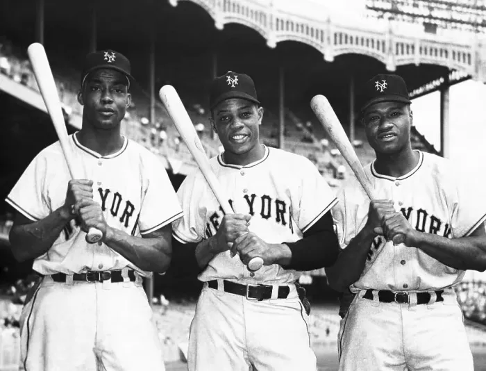 Framed Print : Baseball Sluggers Posing with Baseball Bats Framed Print : Baseball Sluggers Posing with Baseball Bats