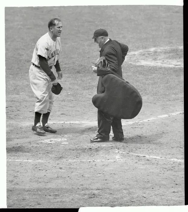 Framed Print : Baseball Tension on The Field Between Al Lopez and Bill Grieve Framed Print : Baseball Tension on The Field Between Al Lopez and Bill Grieve