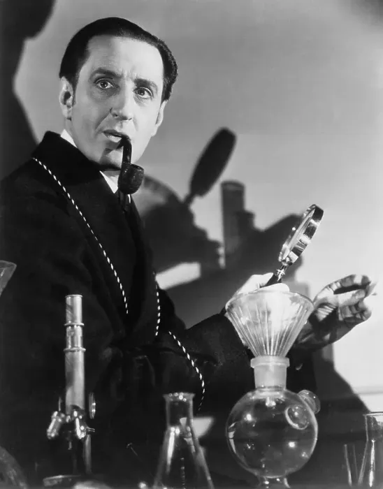 Framed Print : Basil Rathbone as Sherlock Holmes Framed Print : Basil Rathbone as Sherlock Holmes