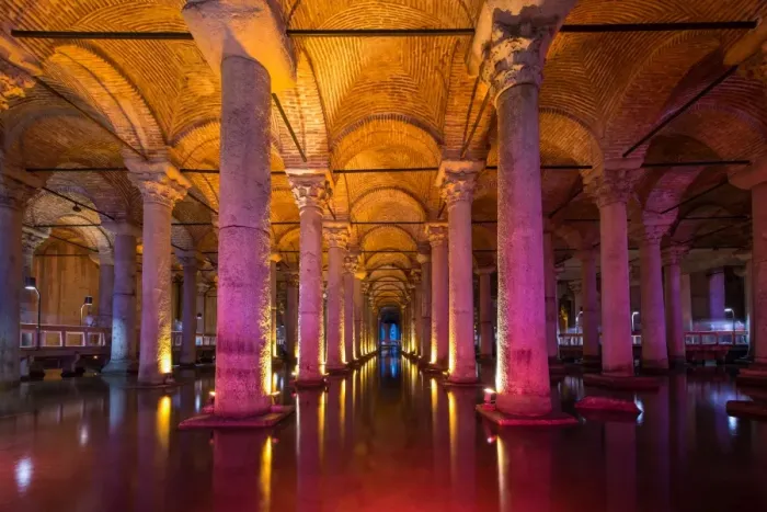 Framed Print : Basilica Cistern, Istanbul, Turkey