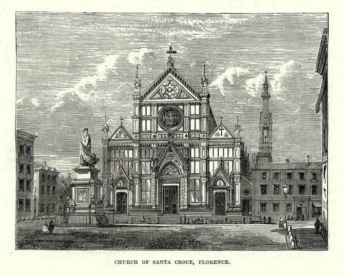 Framed Print : Basilica di Santa Croce, Florence Framed Print : Basilica di Santa Croce, Florence