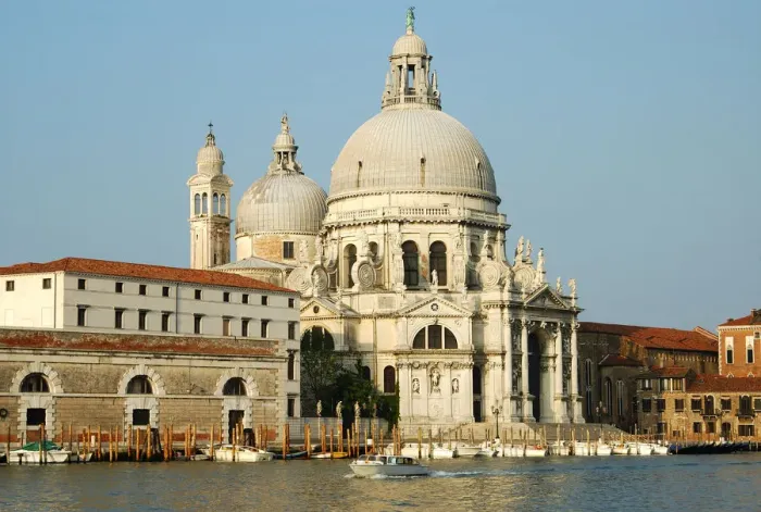 Framed Print : Basilica di Santa Maria della Salute at Canal Grande, Venice, Italy