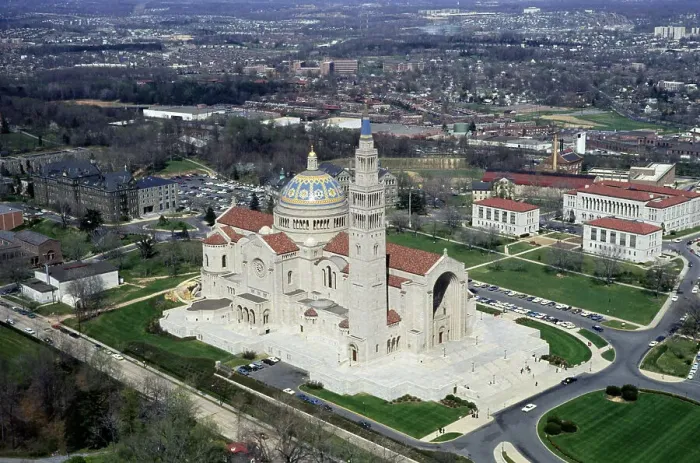 Framed Print : Basilica of the National Shrine of the Immaculate Conception