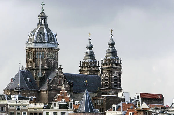 The Basilica of Saint Nicholas in the Old Centre district of Amsterdam
