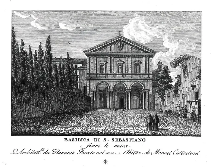 Framed Print : Basilica San Sebastiano fuori le mura, Sancti Sebastiani extra muros, Saint Sebastian outside the walls, San Sebastiano alle Catacombe, Saint Sebastian at the Catacombs, one of the seven pilgrim churches of Rome, Italy Framed Print : Basilica San Sebastiano fuori le mura, Sancti Sebastiani extra muros, Saint Sebastian outside the walls, San Sebastiano alle Catacombe, Saint Sebastian at the Catacombs, one of the seven pilgrim churches of Rome, Italy