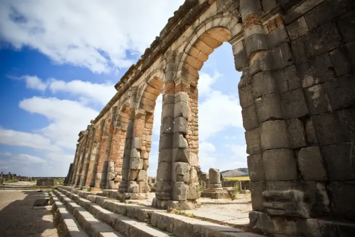 Framed Print : The basilica at Volubilis Framed Print : The basilica at Volubilis
