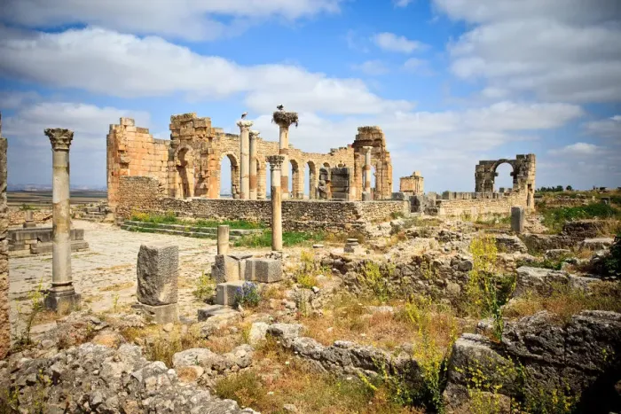 Framed Print : The basilica at Volubilis