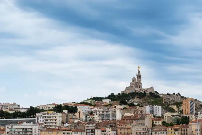 Framed Print : The Basilique Notre-Dame de la Garde Framed Print : The Basilique Notre-Dame de la Garde