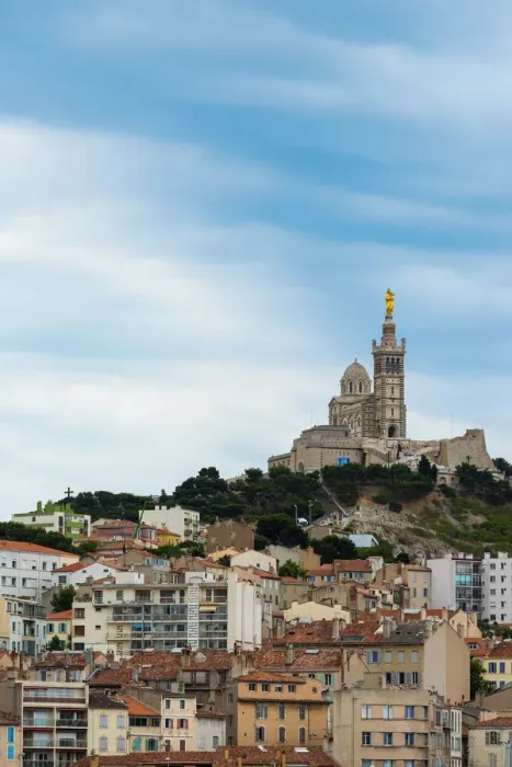 Framed Print : The Basilique Notre-Dame de la Garde Framed Print : The Basilique Notre-Dame de la Garde