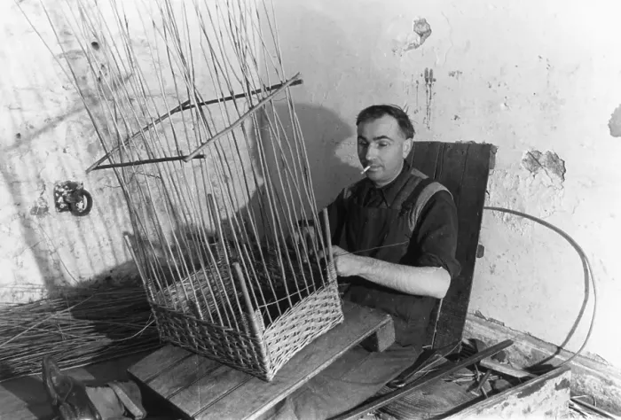 Framed Print : Basket Maker Framed Print : Basket Maker
