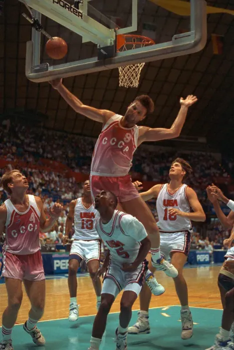 Framed Print : Basketball Action with Kenny Anderson at the Goodwill Games Framed Print : Basketball Action with Kenny Anderson at the Goodwill Games