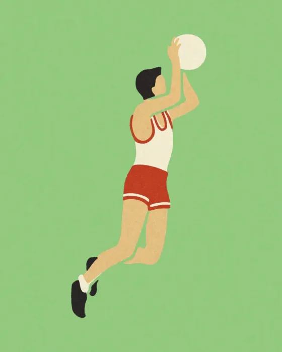 Framed Print : Basketball Player