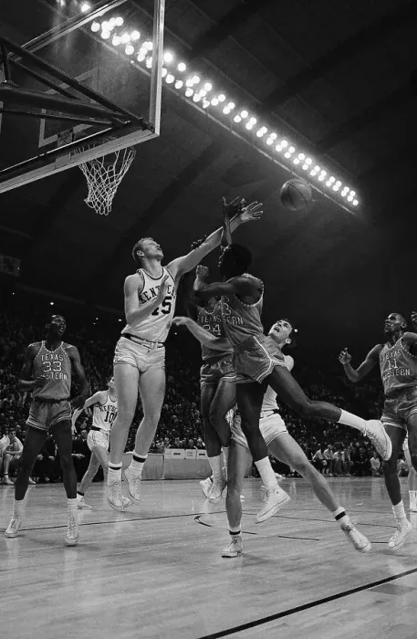 Framed Print : Basketball Players in Action on Court Framed Print : Basketball Players in Action on Court