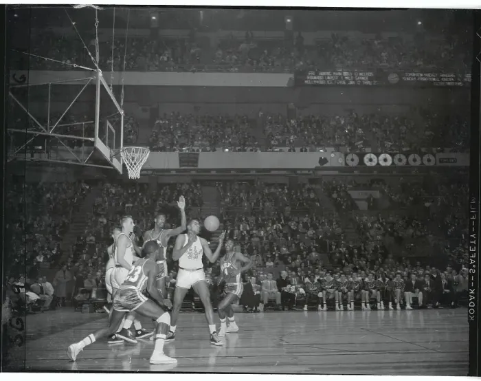 Framed Print : Basketball Players Fighting for the Ball Framed Print : Basketball Players Fighting for the Ball