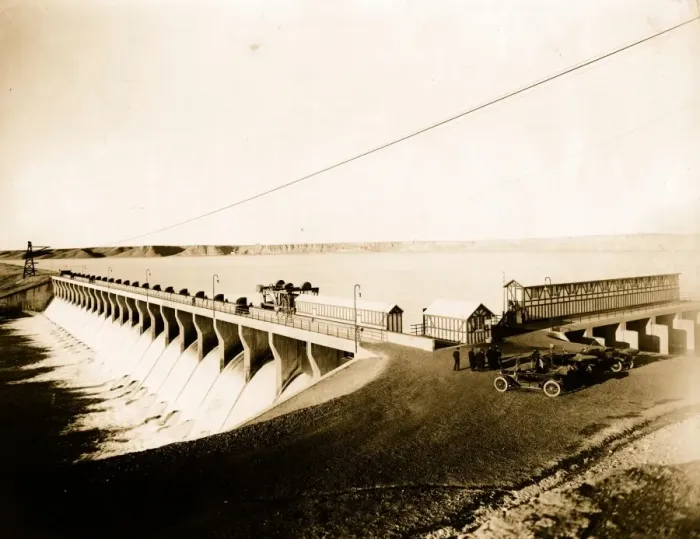 Framed Print : Bassans Dam Framed Print : Bassans Dam