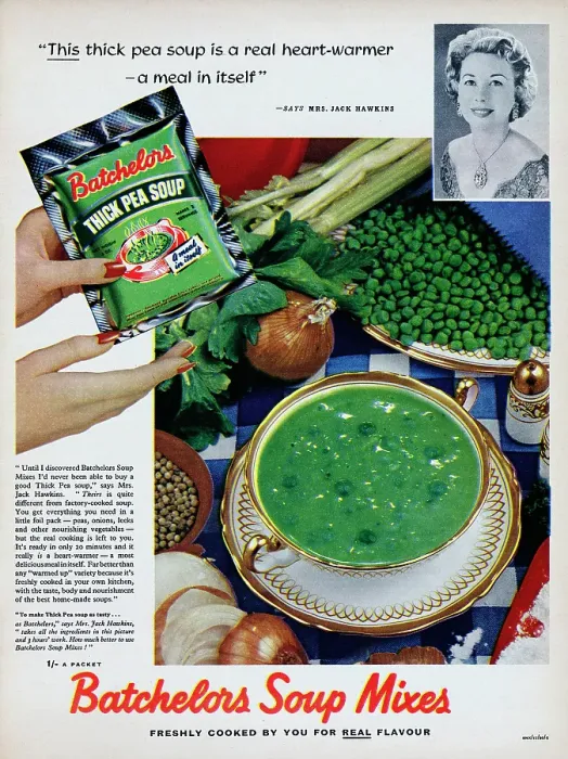 Framed Print : Batchelors Pea Soup Framed Print : Batchelors Pea Soup