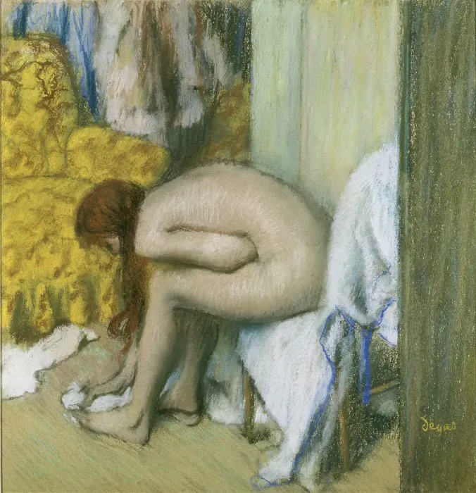 Framed Print : After the Bath. Artist: Degas, Edgar (1834-1917) Framed Print : After the Bath. Artist: Degas, Edgar (1834-1917)