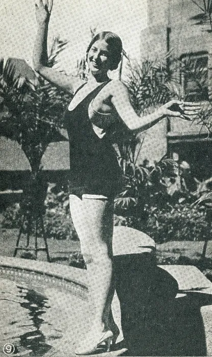 Framed Print : Bathing Beauty, Collectible Silent Film Card, Mack Sennett Comedies, 1920s