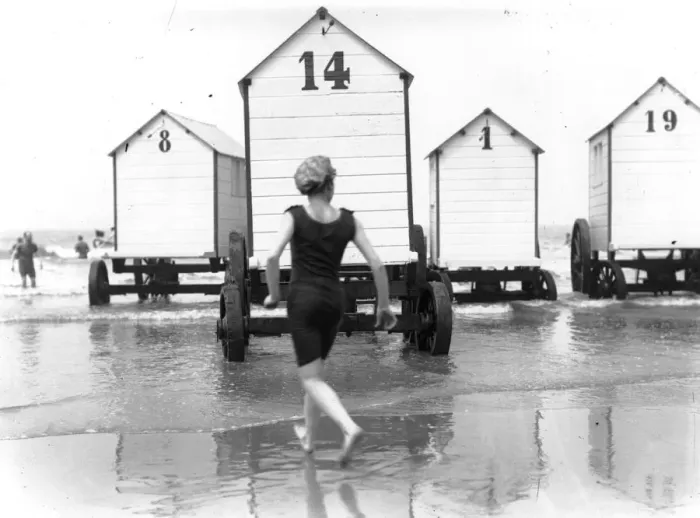 Framed Print : Bathing Huts Framed Print : Bathing Huts