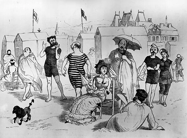 Bathing At Trouville