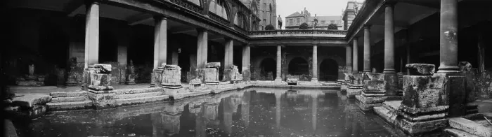 Framed Print : Bath's Famous Baths Framed Print : Bath's Famous Baths