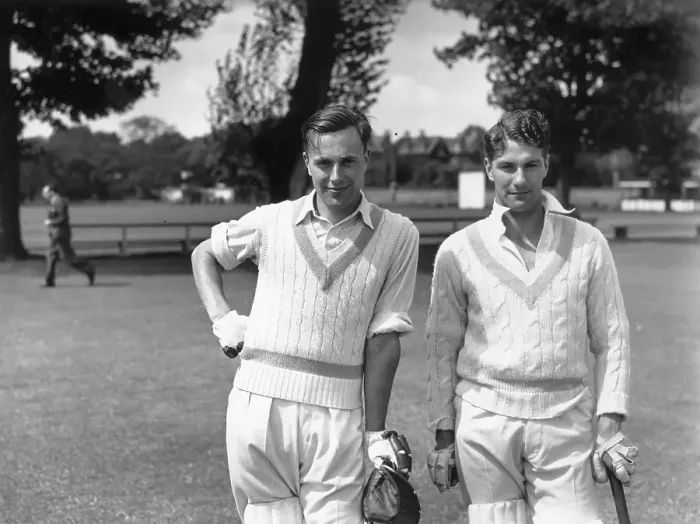 Framed Print : Two Batsmen Framed Print : Two Batsmen