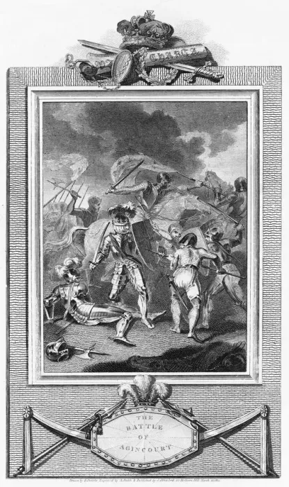 Framed Print : Battle of Agincourt Framed Print : Battle of Agincourt