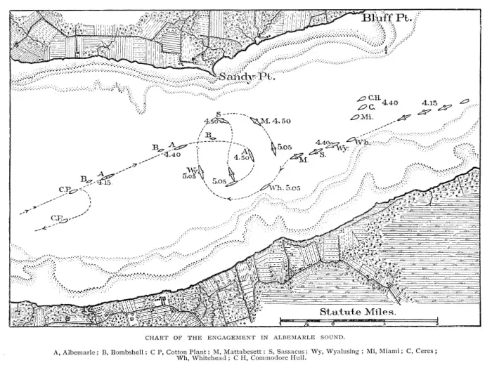 Framed Print : Battle Chart of the engament in Albemarle Sound Framed Print : Battle Chart of the engament in Albemarle Sound