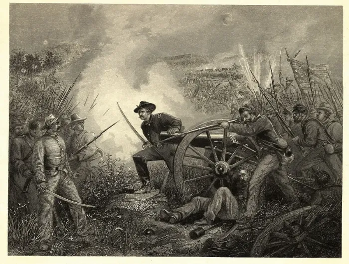 Framed Print : Battle of Chicamauga Framed Print : Battle of Chicamauga
