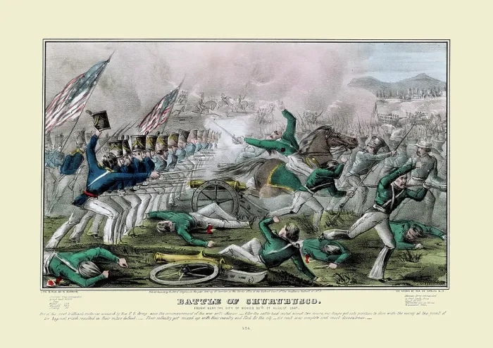 Framed Print : Battle of Churubusco Framed Print : Battle of Churubusco
