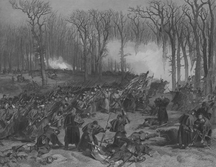 Framed Print : Battle of Mill Creek Framed Print : Battle of Mill Creek