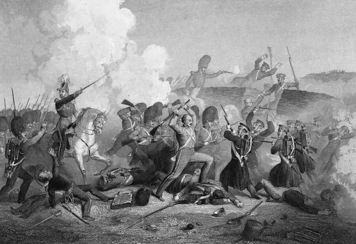 Framed Print : Battle During Crimean War Framed Print : Battle During Crimean War