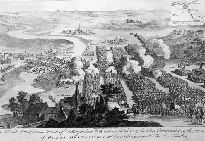 Framed Print : Battle Of Dettingen Framed Print : Battle Of Dettingen