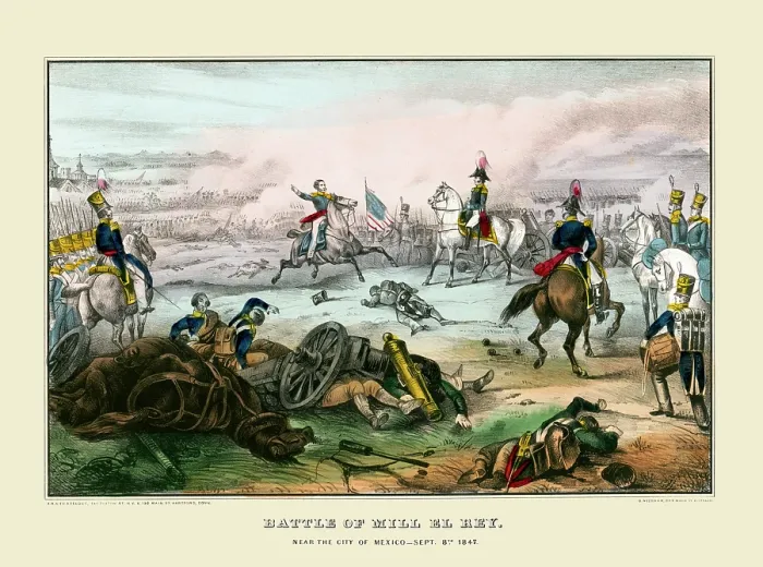 Framed Print : Battle of Mill El Rey Framed Print : Battle of Mill El Rey