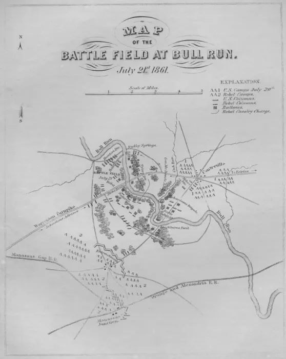 Framed Print : Battle Field at Bull Run Framed Print : Battle Field at Bull Run