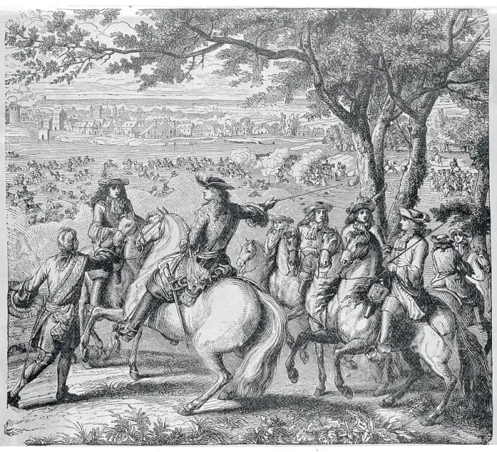 Framed Print : Battle of Fontenoy Framed Print : Battle of Fontenoy