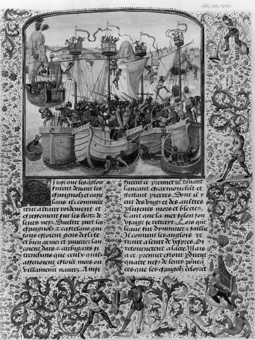 Framed Print : Battle of La Rochelle Framed Print : Battle of La Rochelle