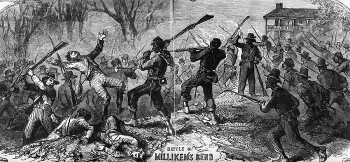 Framed Print : Battle @ Milliken'S Bend;Illus.;Civil Wa Framed Print : Battle @ Milliken'S Bend;Illus.;Civil Wa